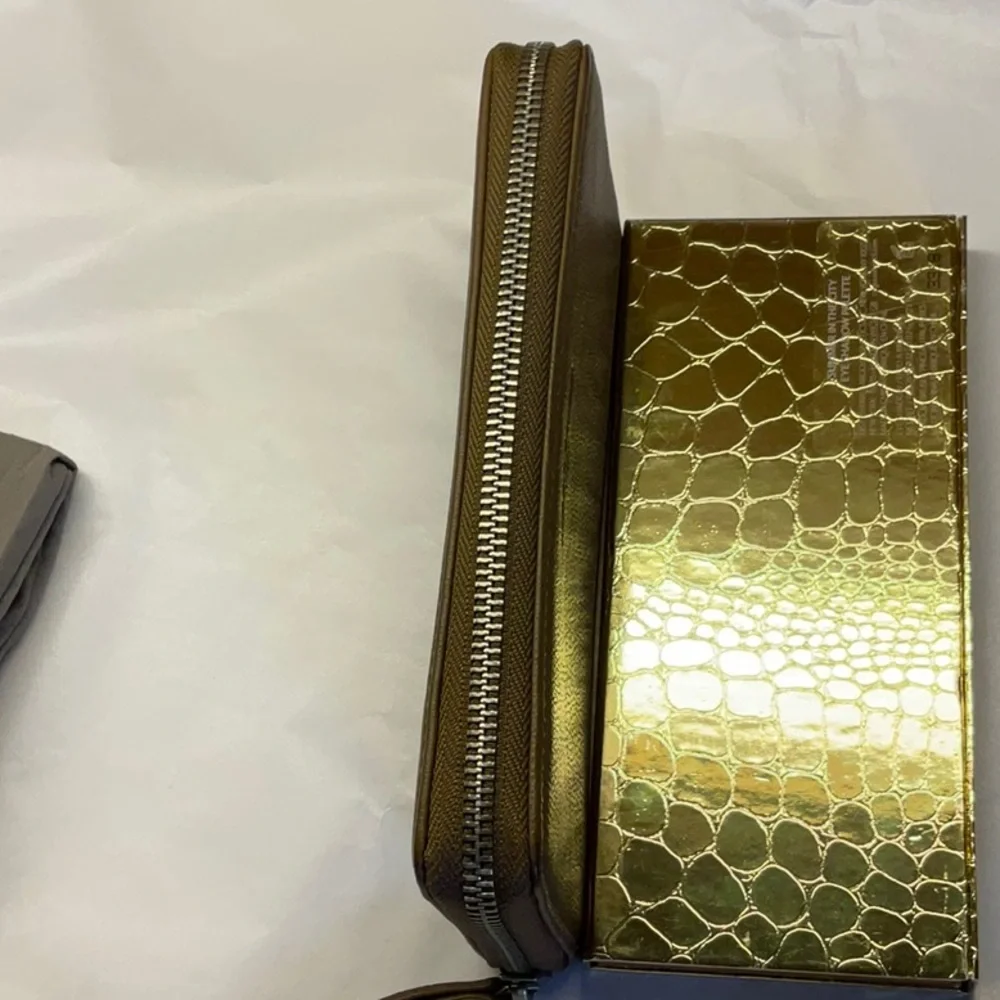 Liebeskind Zip Wallet Clutch Leather Brown - Picture 4 of 7